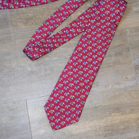 Brooks Brothers Makers Circus Elephant Silk Tie - Picture 3 of 4